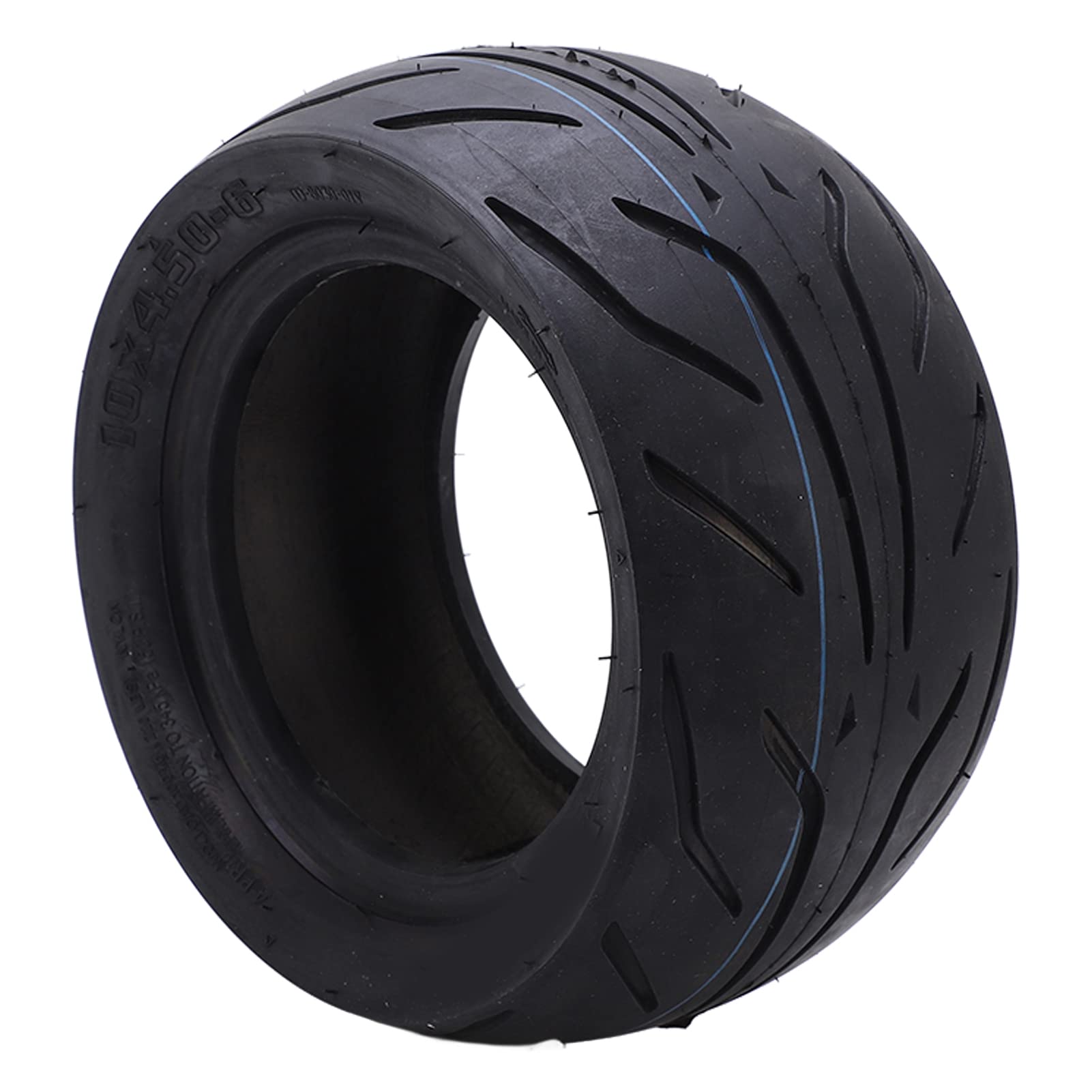 RiToEasysports Electric Scooter Tire, 10 Inch Rubber Construction Lightweight Black Tire, Scooter Replacement Tire for Commuters Urban Riders Daily Travel