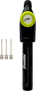 Franklin Sports Ball Pump - Hand Pump with Pressure Gauge for Soccer, Basketballs & More | Black