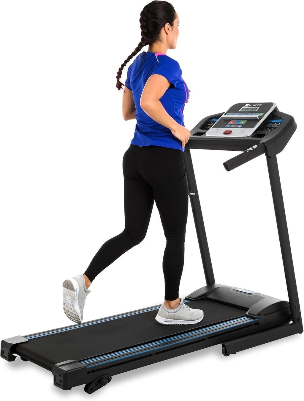 XTERRA Premium Folding Smart Treadmill - Compact Design, 250+ LB Capacity, Powerful Motor & Fitness App Included