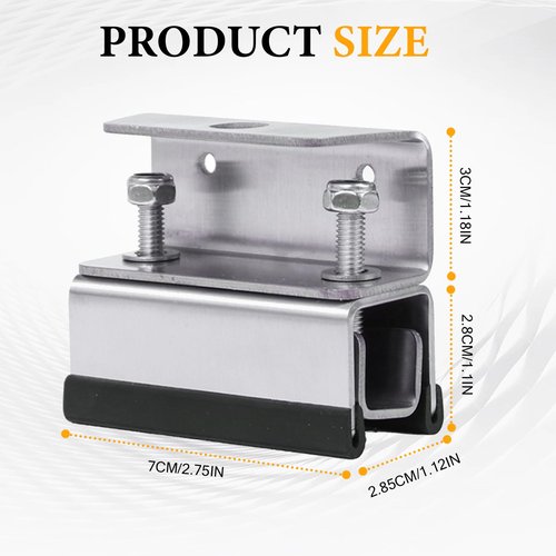 Van Roof Rack Mount Kit,Roof Rack Brackets Compatible with ProMaster, for Boxer, for Jumper, for Ducato,304 Stainless Steel Corrosion-Resistant & Durable(Brackets, 4 Piece)