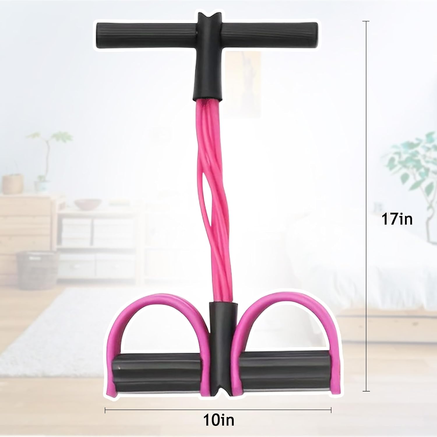 Skiennix Resistance Bands - Multifunctional Elastic Yoga Pedal Puller for Total Body Toning | 6 Tubes