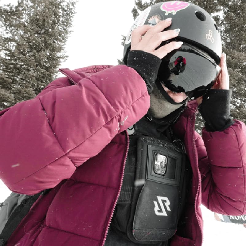 RaveRunner® Ski & Snowboard Chest Pack – Slim Chest Pack for Skiing and Snowboarding with 5 Secure Pockets | Ski Chest Pack & Snowboard Chest Pack for Men