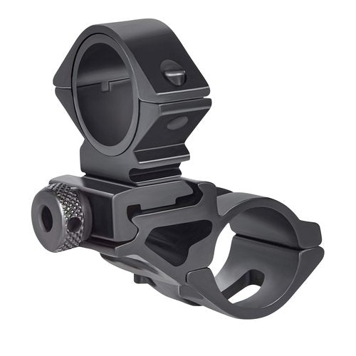 GOTICAL 1 Inch Ring 25.4mm Picatinny Weaver Rail Mount Black and 1 Tactical Mount for Flashlights Bicycle Flashlight Mounting Clip with an Allen Wrench