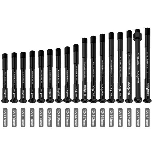 BIKOOCO Bike Wheel Hubs with a Pitch of 1.5 mm Quick Release by Means of an Axle Adapter Booster Fork - - 12 mm X 171 mm