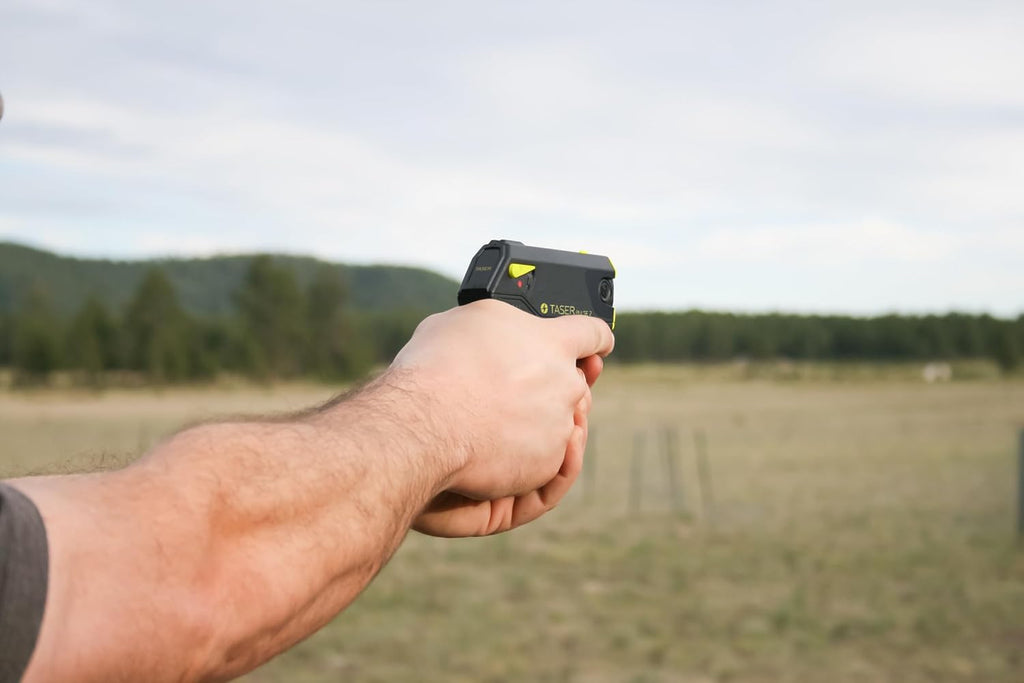TASER Pulse 2 Self-Defense Device - Compact 8oz with 63 µC Stun Charge & 15ft Range | Includes 2 Cartridges & Carry Case