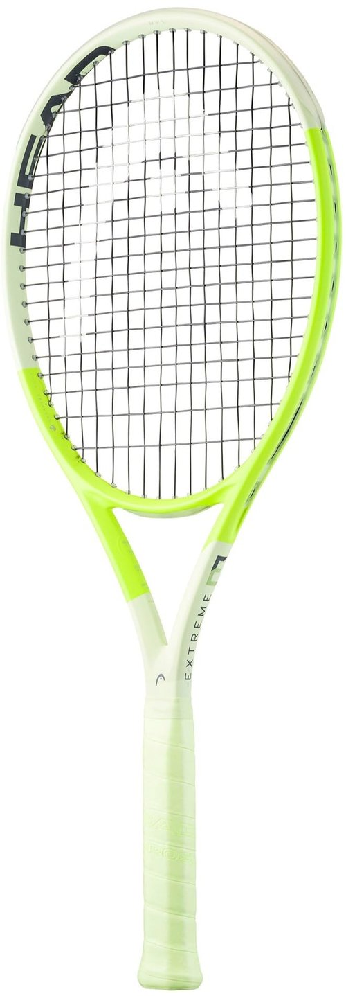 HEAD Extreme MP L Tennis Racquet - Strung Mid Tension with Velocity 16 Gauge - 4 3/8"