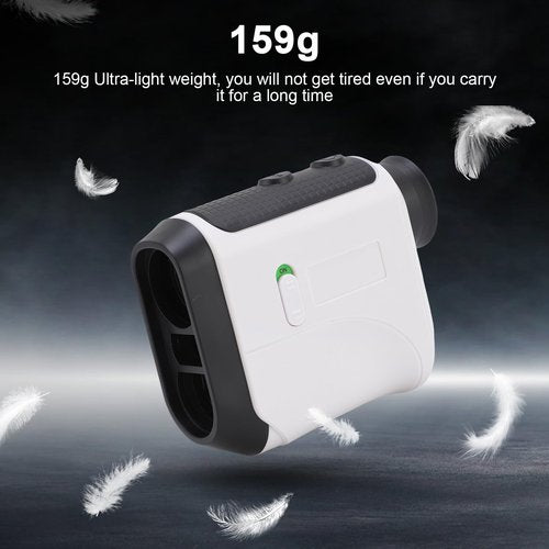 1200Yards Range Finder Golf with Slope, 7X Magnification, Lightweight Portable Rechargeable Rangefinder, Flag Lock Vibration, Switch for Legal, Range Finders for Hunt Golf Accessory(White)