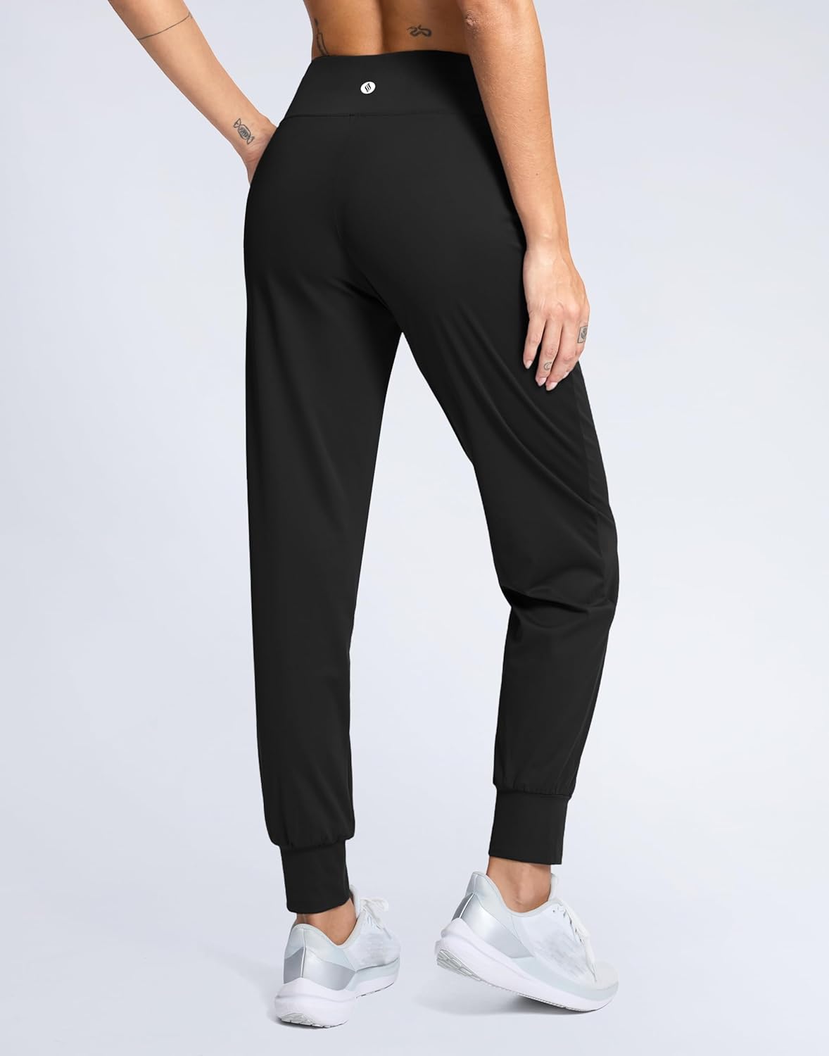 SANTINY Women's Joggers - Lightweight High Waisted Athletic Pants with Pockets | Perfect for Gym & Travel