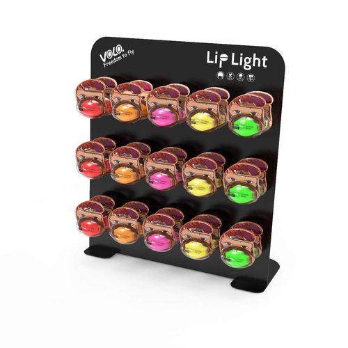 Volo MMM Lip Rear Bike Lights Luces Traseras De Bicicleta Yellow Alarm Light Cycling Sinals Bicycle Stroller Scooter Skateboard LED Cool Accessories Kids Women Gift