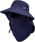 Skiennix Sun Hat - UPF 50+ UV Protection with Neck Flap | Wide Brim for Hiking & Fishing