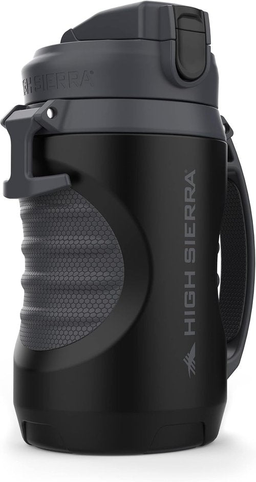 High Sierra 64 oz Insulated Water Bottle - Double Wall, Leakproof Flip-Top Lid, BPA-Free for Gym & Outdoors