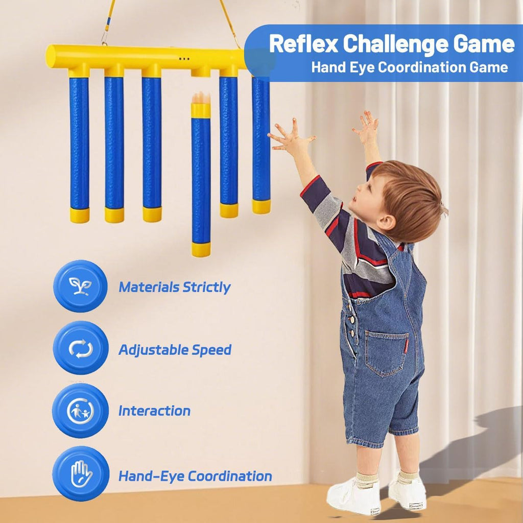 Reflex Challenge Game - Hand-Eye Coordination Training Toy with 3 Adjustable Speeds | Upgrade Remote Control