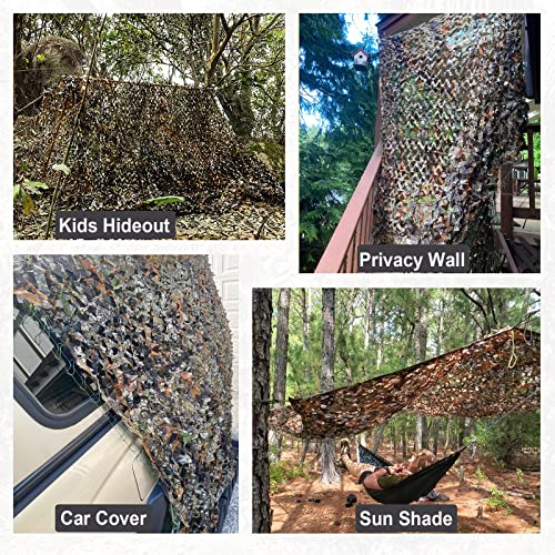 Camouflage Netting for Hunting & Outdoor Use - Maple Leaf Pattern, 5ft x 65ft