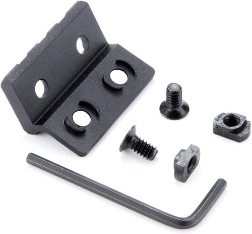 LEGEED Picatinny Rail Mount - Offset Light/Optic Compatible with M-LOK | 3-Slot Design