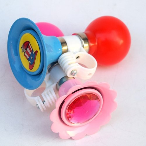 Children's Bike Bell Bicycle Metal Air Horn (PINK)
