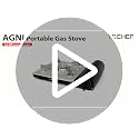 Portable Butane Gas Stove Burner - Slim Design Camping Stove Made in Korea