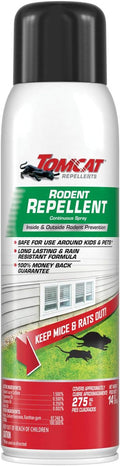 Tomcat Rodent Repellent Spray - No-Stink Indoor & Outdoor Mouse & Rat Deterrent | 14 oz Cinnamon, Peppermint & Garlic Formula