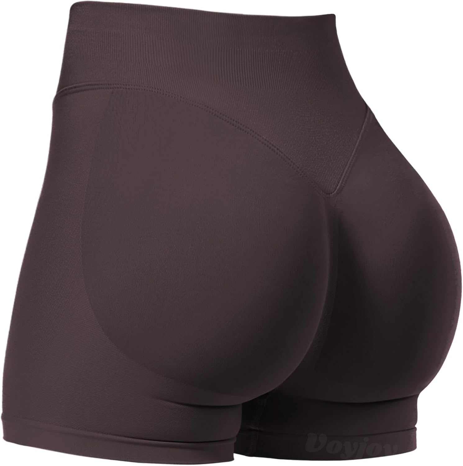 VOYJOY Women's Workout Shorts - Scrunch Butt Lifting Seamless Gym Biker Shorts | 2.5" to 6" Sizes