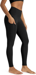 ODODOS Women's High Waisted Yoga Leggings - Tummy Control, Non-See-Through, with Pockets | Perfect for Workouts