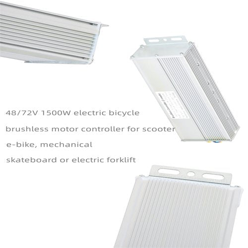 WFLNHB 48/72V 1500W Brushless DC Electric Motor Speed Control Box(2-mode) Replacement for Electric Bicycle Scooter Square Wave Controller