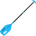 WAVESRX Telescoping Paddle - Adjustable 24" to 54" Emergency Oar with Docking Hook & Depth Gauge for Boating