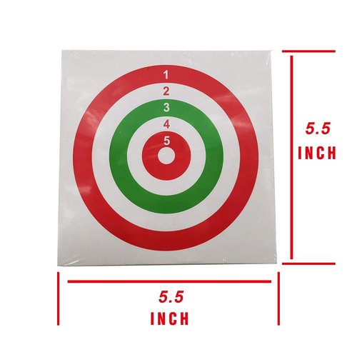 Atflbox BB Gun Trap Target with 20pcs Paper Targets and 100 x Color Target Papers