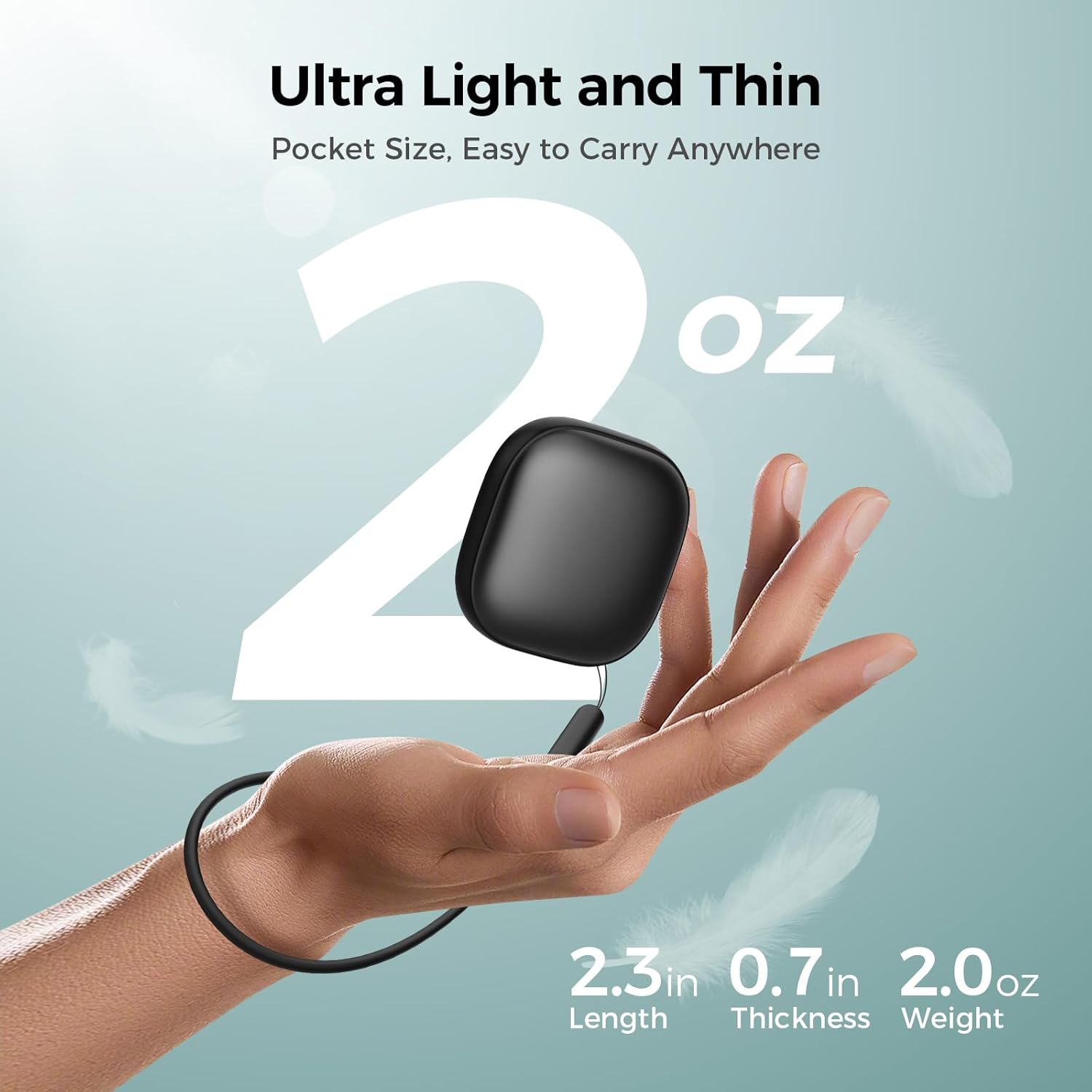 Okayice Magnetic Hand Warmers - Rechargeable Ultra Slim Electric Warmers | 3 Levels Smart Heating, Portable & Pocket-Sized