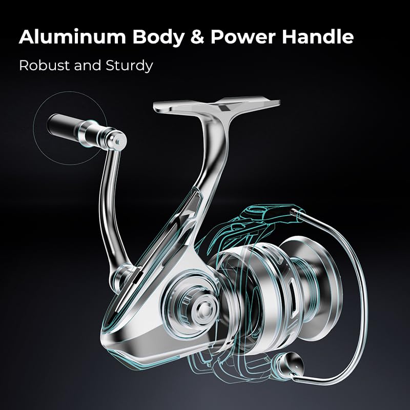 Piscifun NautiX Saltwater Spinning Reel 4000 Series Aluminum Body 33lb Max Drag