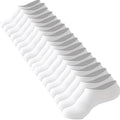 Loucey No Show Socks - Cushioned Low Cut Ankle Socks for Men & Women | 18 Pack for Running & Gym