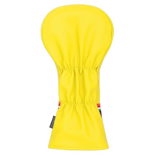 SHABIER Rose Embroidery Design Golf Headcover Sugar with Skull Design for Golf Club (Yellow, Driver)