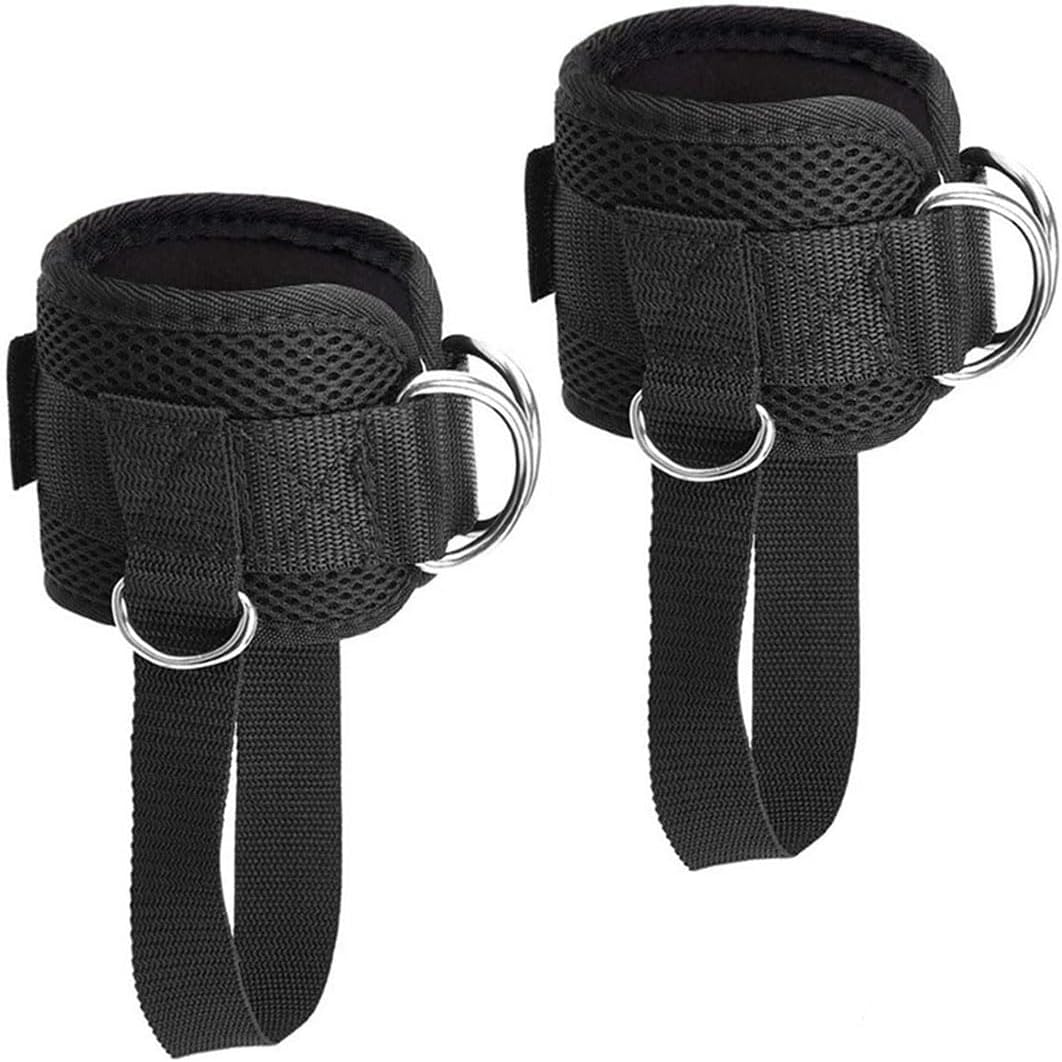 Skiennix Adjustable Ankle Straps - Padded Fitness Bands for Glute Kickbacks | 1 Pair