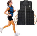 Hyperwear HyperVest ELITE Adjustable Weighted Vest - Thin Steel Weights & Stretch CORDURA Fabric | Ideal for Walking, Running, Strength Training