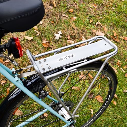 Silver Bike Rack for Cycling Bikes, Heavy Duty Aluminum, Eco Series