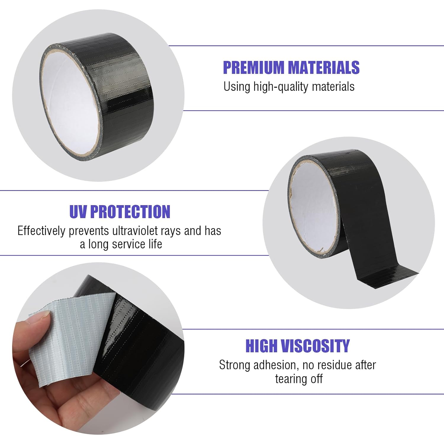 Skiennix Awning Repair Tape - Heavy Duty Waterproof 2 Inch x 11 Yards for Tents, Tarps & Covers