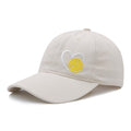 MINYJHZ Pickleball Hat, Pickleball Gifts for Women Men, Adjustable Embroidered Heart Baseball Cap Beige