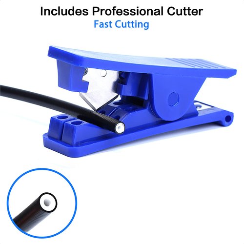 ALEOED Professional Needle Driver Insertion Tool and Hydraulic Hose Cutter for Bicycle MTB Road Bike Olive Banjo Fitting Insert Install