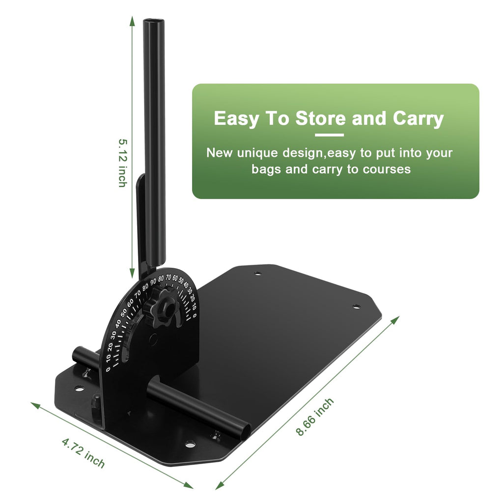 SMBDFOD Golf Alignment Stick Holder,Professional Swing Trainer,Golf Swing Plane Trainer Aid for Aiming Putting Swing,Golf Teaching, Multi-Functional for All Levels of Golfer