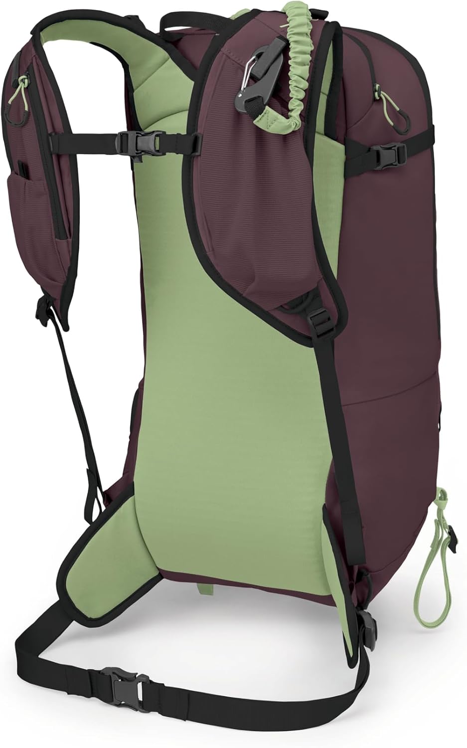 Osprey Firn 18L Ski & Snowboard Backpack - Elderberry Purple & Peppermint Green | Small/Medium Size