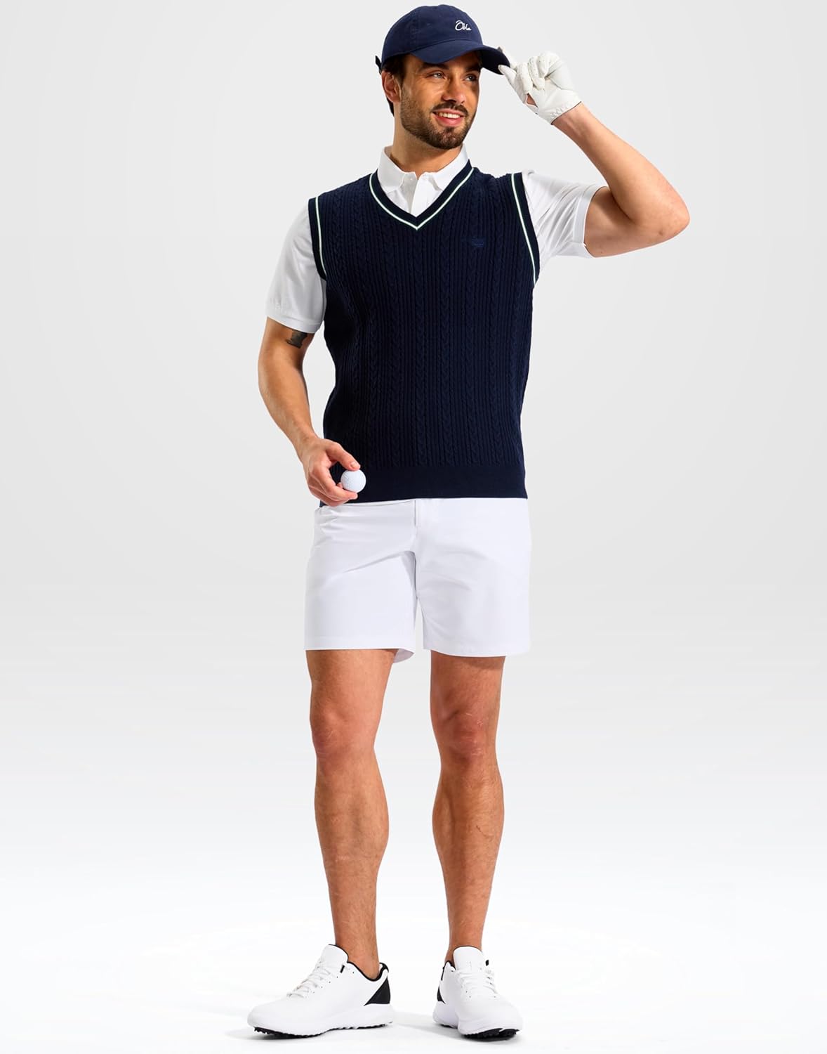 Obla Men's Golf Shorts - Classic Fit Casual Dress Shorts with 4 Pockets | Lightweight & Stretchy (5"/7"/9")