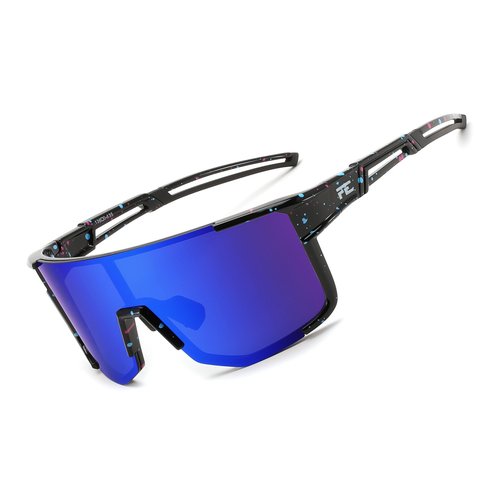 FEISEDY Cycling Glasses Sports Sunglasses for Men Women, Lightweight TR90 Frame UV400 MTB Running Fishing Baseball B0224