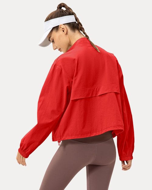 Locachy Women's Athletic Jacket - Lightweight Zip-Up Design for Windproof Sun Protection | Outdoor Workout