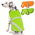 Kuoser Reflective Dog Vest, High Visibility Safety Vest for Medium to Large Dogs, Lightweight Pet Reflective Vests for Hunting Outdoor Activities Walking at Night, Fluorescent Green M