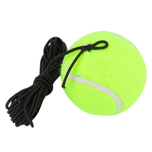 fosa1 Training Tennis Ball, Tennis Ball with Elastic Rubber Rope, Indoor Outdoor Sports Training Training Ball Tennis Ball, for Beginners Advanced Tennis Players