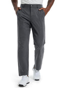 Men's Golf Pants 32" Classic Fit Quick Dry Lightweight Stretch Comfy Dress Work Business Casual Trousers for Men Clothing with Pockets, Deep Grey, 34W x 32L
