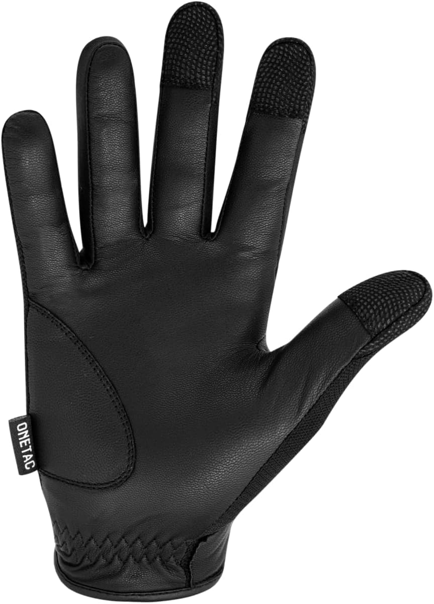 Skiennix Tactical Lightweight Touch Screen Police Duty Patrol Gloves - Breathable Vented Mesh & Goat Skin Leather