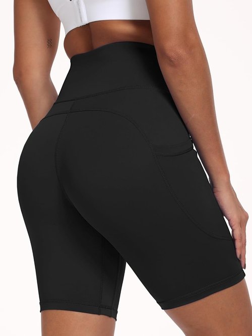 CADMUS High Waist Yoga Shorts - Naked Feel Workout Biker Shorts for Women | 3'' to 8'' Sizes