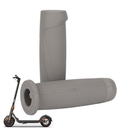 LUCK4U Handlebar Grip Gray Handle Bar Grip Replacement Handle Grips Accessories for Segway Ninebot F30 F40 Electric Scooter