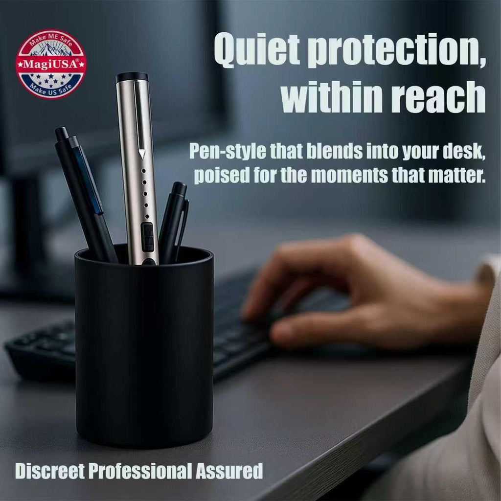 Tazer Pen 40,000,000 Volts Stun Gun - USB Rechargeable Self Defense Tool for Men & Women, Durable Design