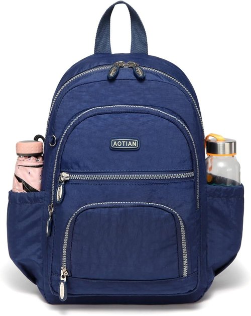 AOTIAN Small Backpack - Durable Lightweight Daypack for Hiking & Travel | Blue Color