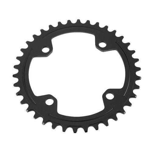 Yosoo Bike Chain Ring, Single Speed 104mm BCD Chainring, Single Chain Ring Repair Parts Mountain Bike Narrow Wide Chainring Round Shape Single Chain Ring(38T)